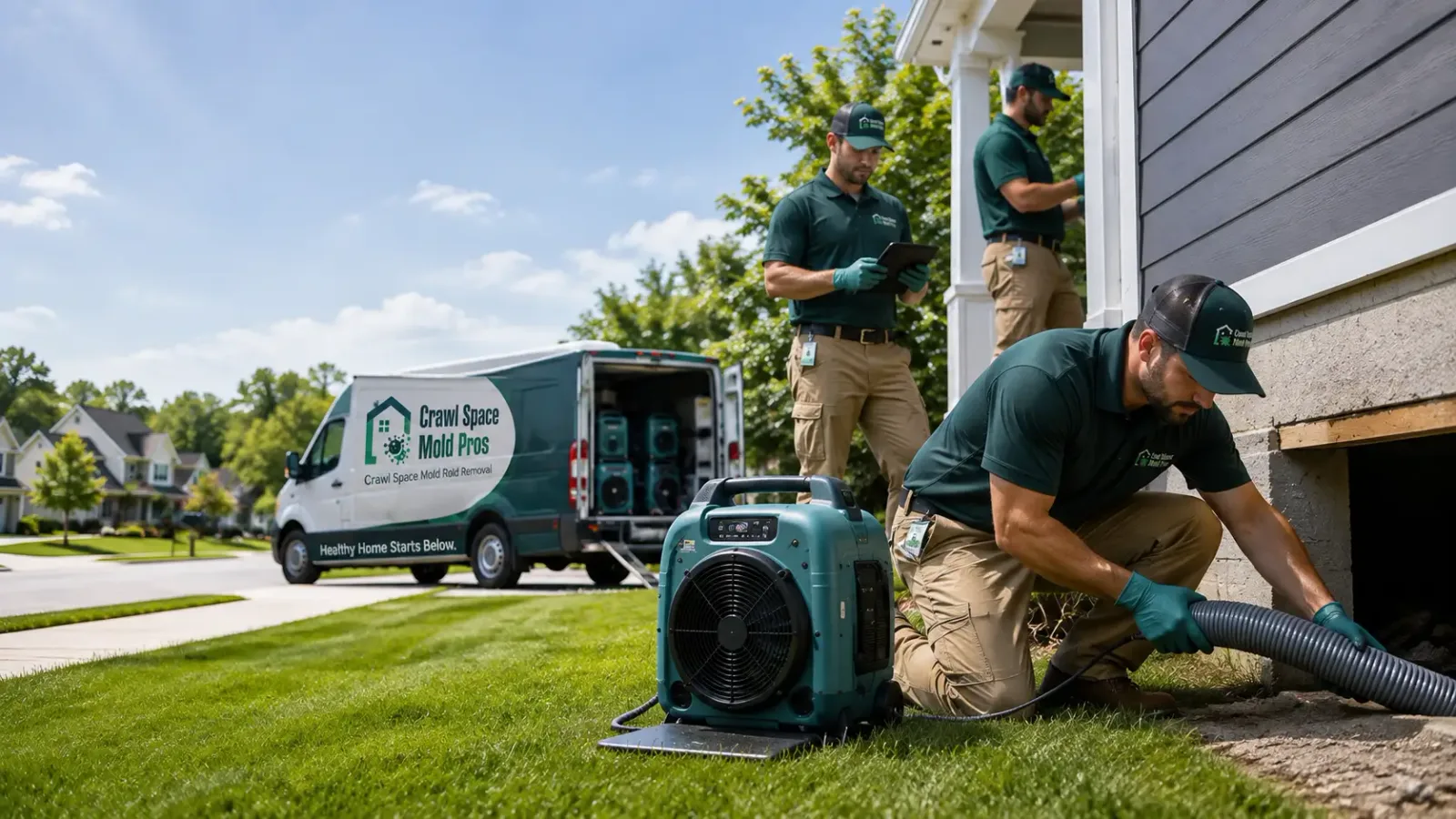 Crawl Space Mold Removal in Round Lake, MN